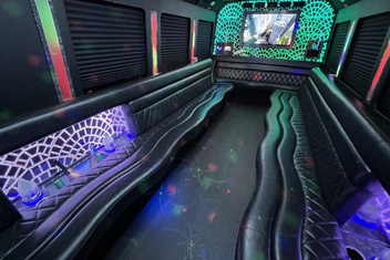 Lexington Limo Bus Interior