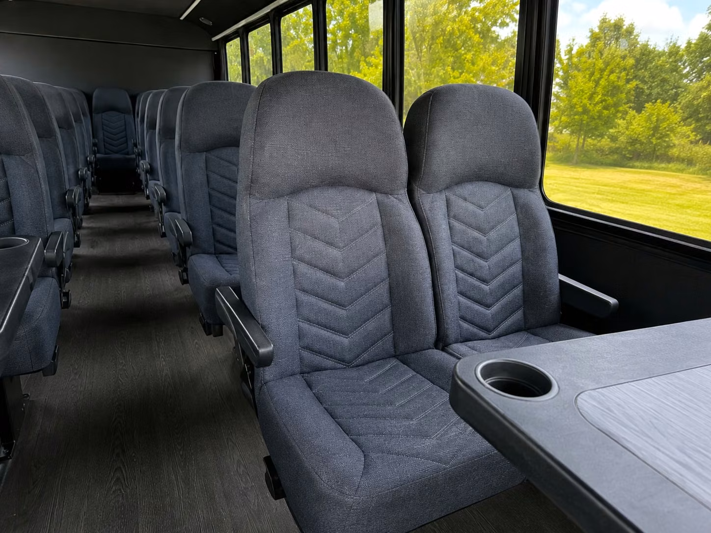 15 passenger minibus inside