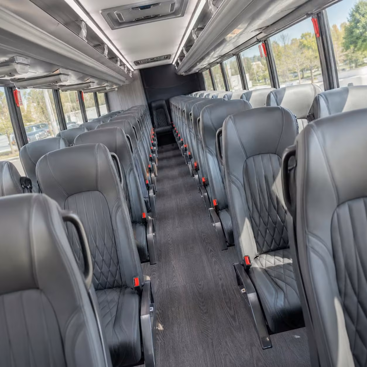 25 passenger minibus inside