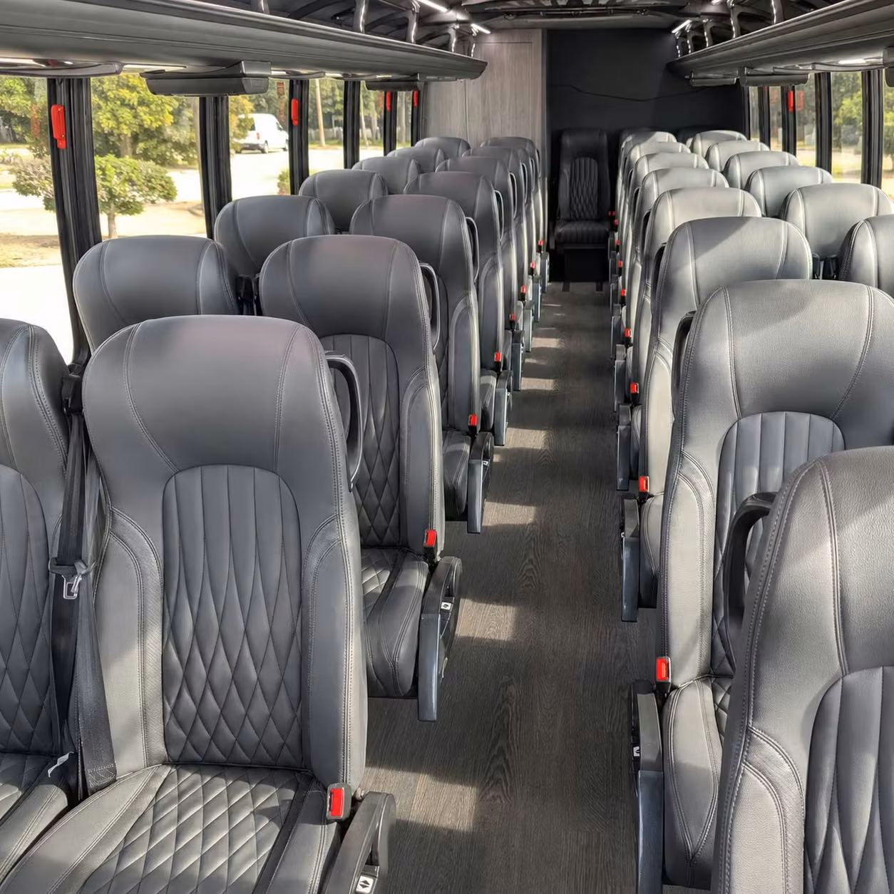 28 passenger minibus inside