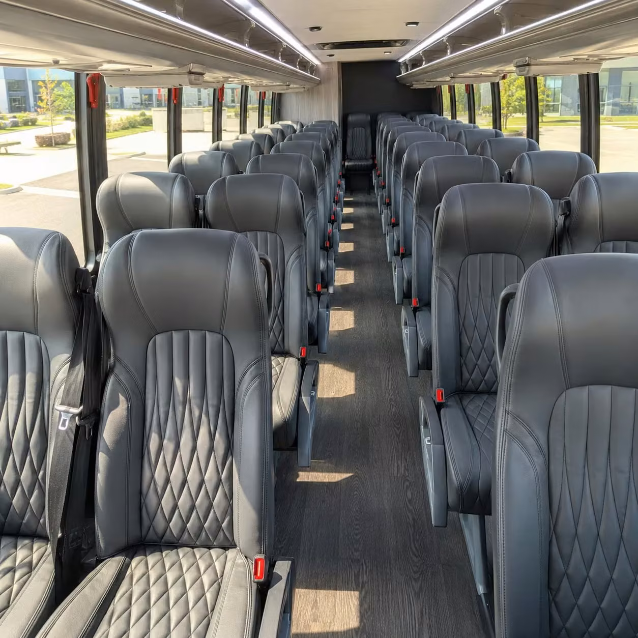 28 passenger minibus interior