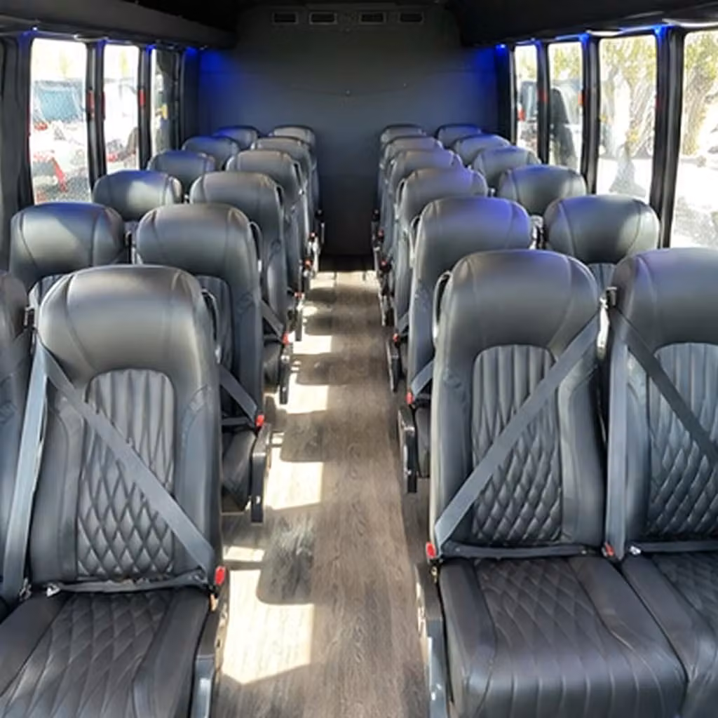 30 passenger minibus interior