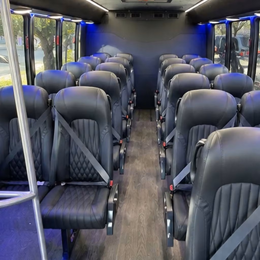 35 passenger minibus inside