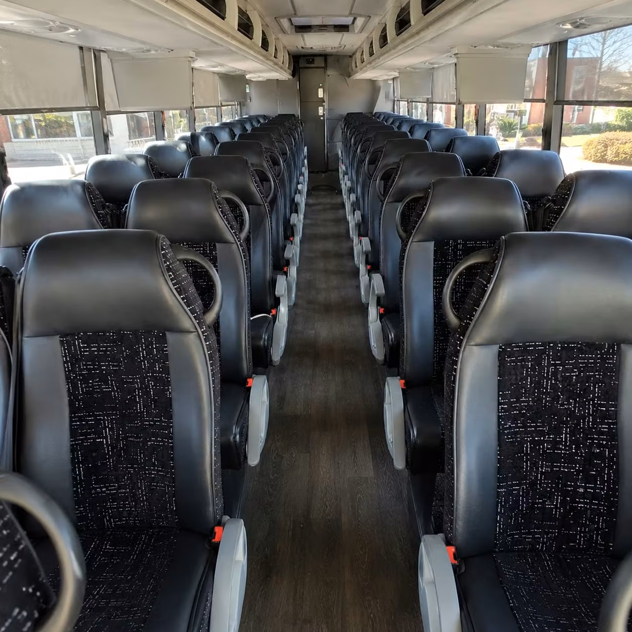 lexington charter bus rental inside