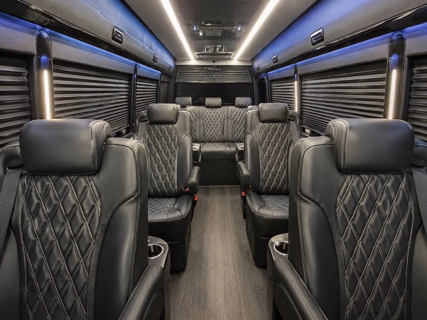 sprinter van with driver inside